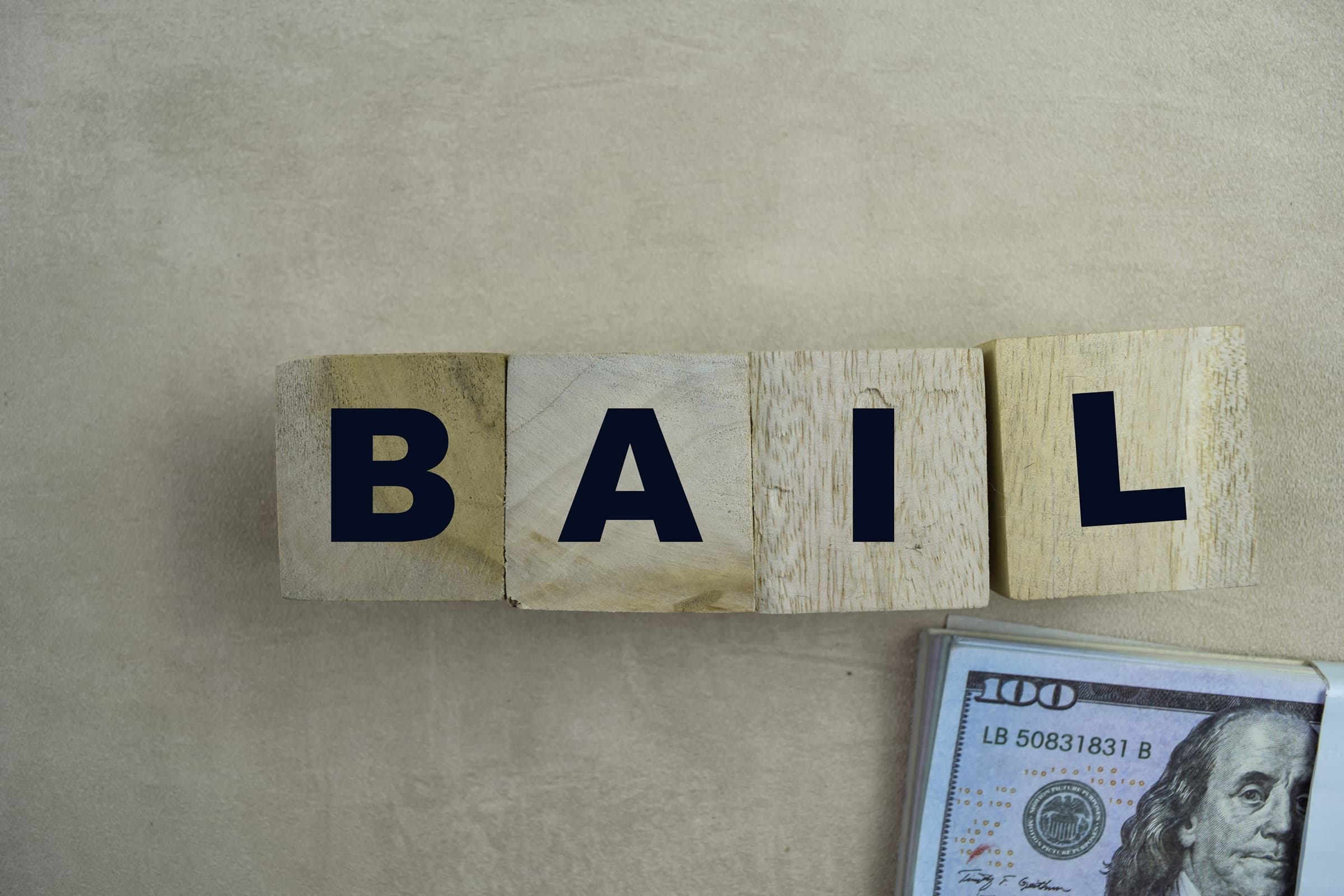 Bail blocks and payment money